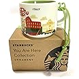 Starbucks Italy 'You Are Here' YAH Espresso Shot Coffee Ornament Mug 2oz