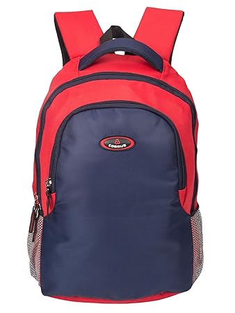 Cosmus Phoenix 28L Red & Navy Blue Laptop Backpack