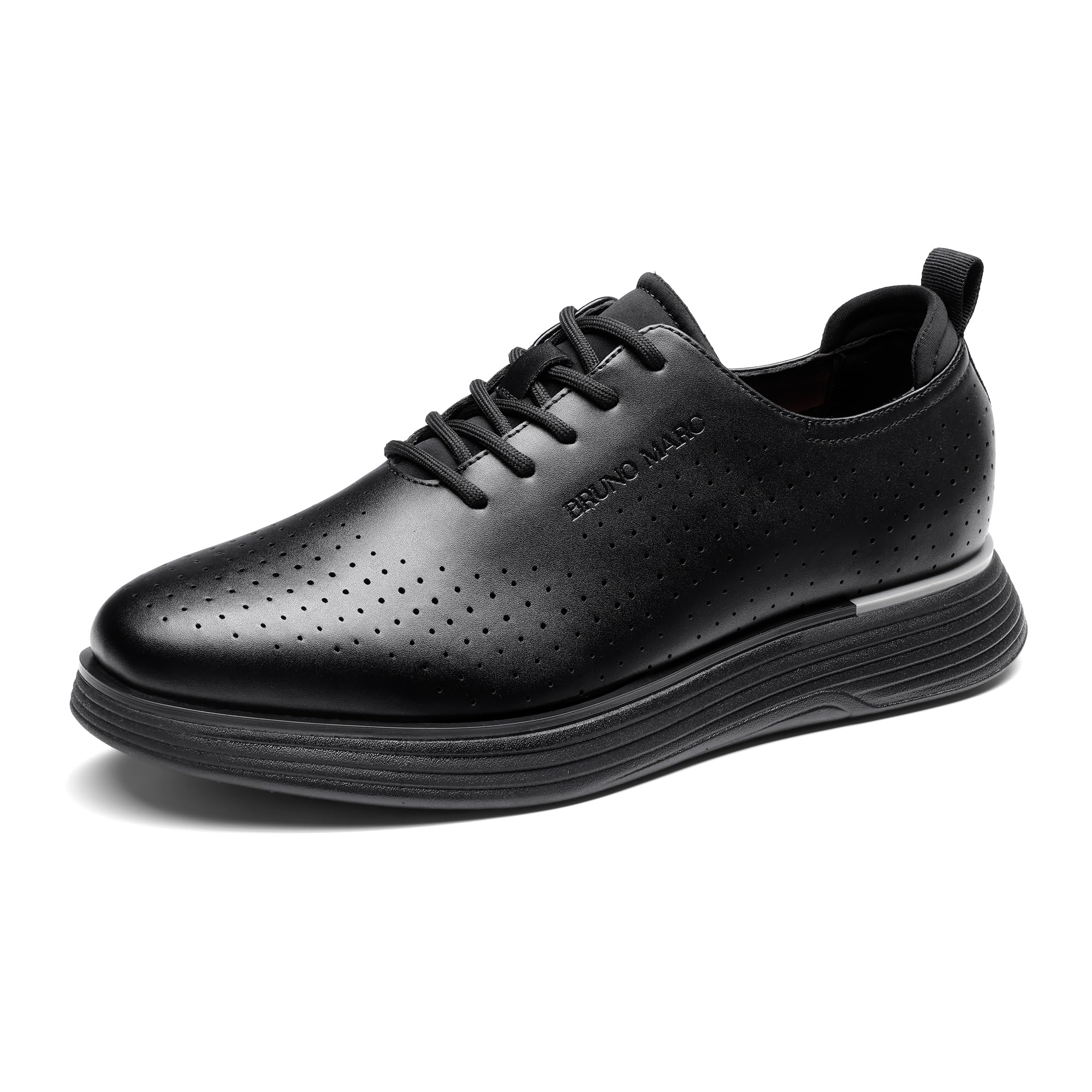 thumbnail image 2 of Bruno Marc Men's MaxFlex Dress Sneakers - Wingtip Oxford Business Casual Shoes With Comfort Fit 2 of 14