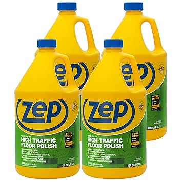 Zep High Traffic Floor Polish 128 Ounce Zuhtff128 Case Of 4 Pro