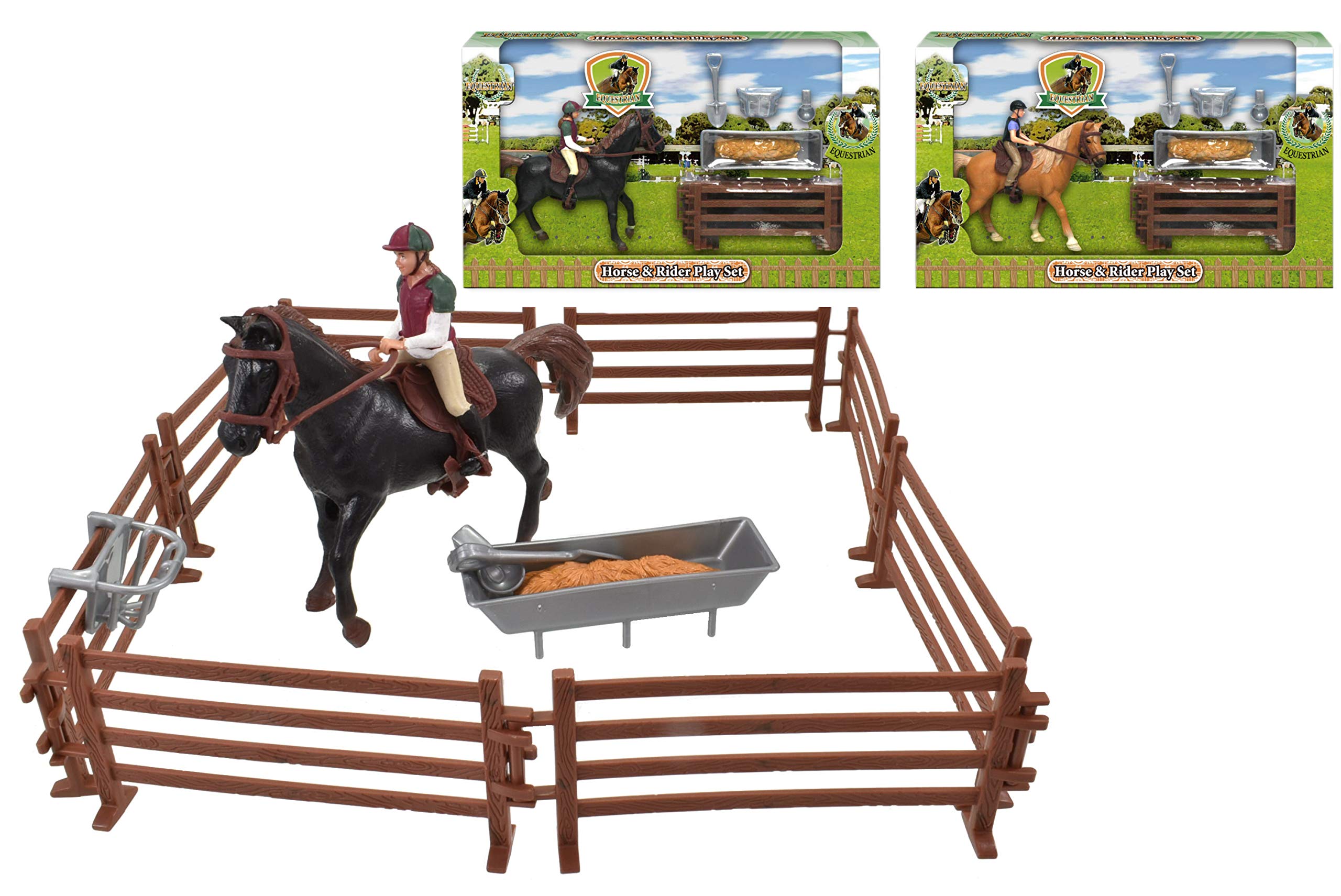 KandyToys Horse And Rider Playset