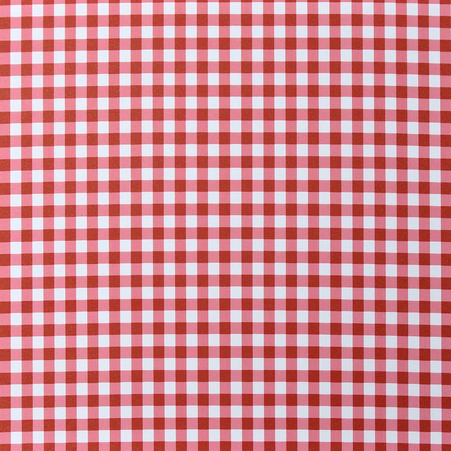 Fablon FAB12822 45 cm x 2 m Gingham Roll, Red