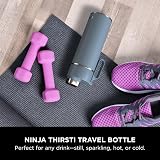 Ninja Thirsti 530 ml Water Bottle Blue Triple Insulated Leak-Proof Lid view 2