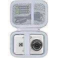 Lebakort Storage Case Compatible with KODAK PIXPRO Friendly Zoom FZ45 FZ55 16MP Digital Camera (Off White Case)