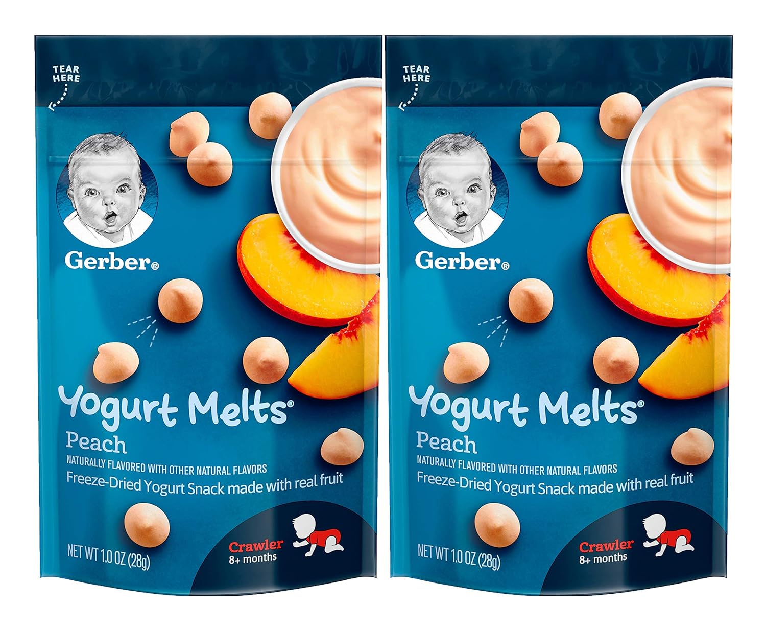 gerber peach yogurt