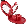 Egg Slicer for Hard Boiled Eggs,Easy to Cut Egg into Slices, Wedge and Dices, Sturdy ABS Body with Stainless Steel Wires,Non-