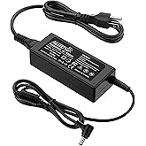 ALITOVE 19V Power Supply Adapter 3.42A 65W AC/DC Converter Transformer 100V~240V AC Input with 5.5mmx 2.5mm Plug for LCD LED 