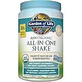 Garden Of Life Raw All-in-One Nutritional Shake, Lightly Sweet, 1038g. Packed with 20 grams of Certified Organic Plant Protei