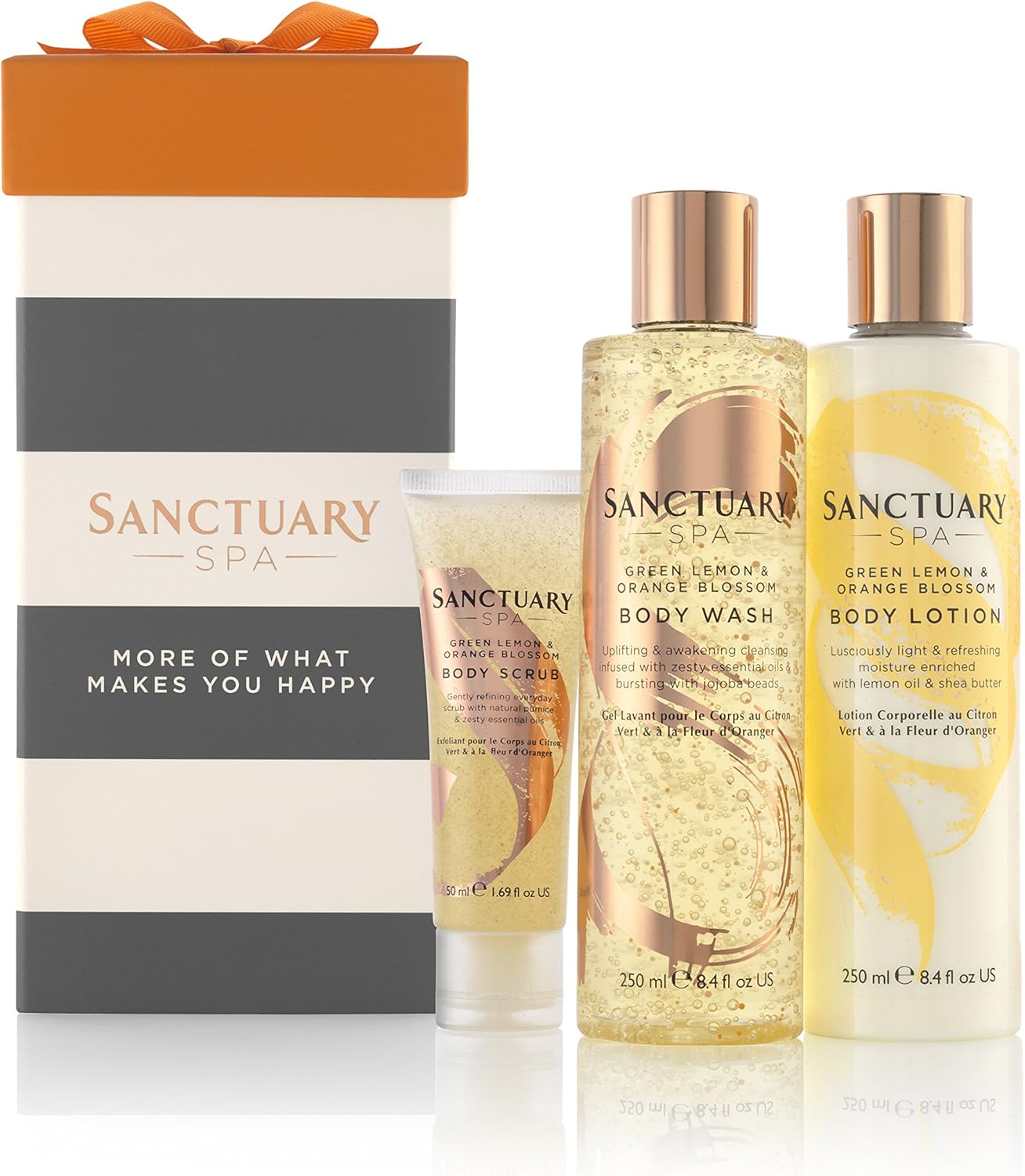 Sanctuary Spa Gift Set, More of What Makes You Happy Green Lemon and