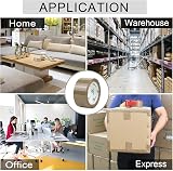 BOMEI PACK Brown Packing Tape 3 Rolls + Dispenser 48mm x 66m 48mic view 5