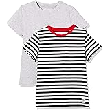 Kid Nation Kids Unisex 100% Cotton Tagless Short Sleeve Crewneck T Shirts