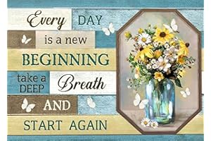 FOXKISS Inspirational Diamond Art Painting Kits for Adults, Flower Full Drill Diamond Dots Paintings for Beginners, Round 5D Paint with Diamonds Pictures Gem Art Painting Kits DIY Crafts Kits 12x16inch