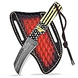 WOMBAT KNIVES Handmade Damascus Steel Lineman tools