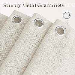 Oatmeal Linen 36x72 Shower Curtain for Shower Stall