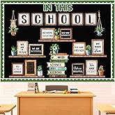 Amazon.com: FYSUIMU Summer Greenery Bulletin Board Decoration Back to ...