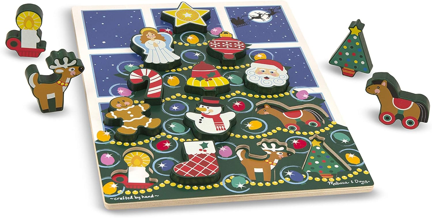 melissa and doug christmas tree puzzle