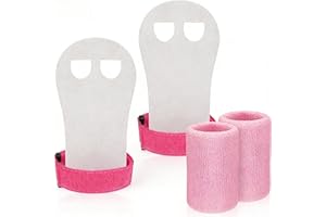Gymnastics Grips Wristbands Set for Kids Girls Youth,Palm Protection Wrist Support Wrist Bands Sports Accessories for Tennis 