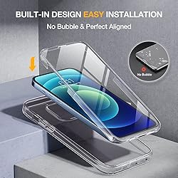 Miracase Glass Case for iPhone 12/12 Pro 6.1