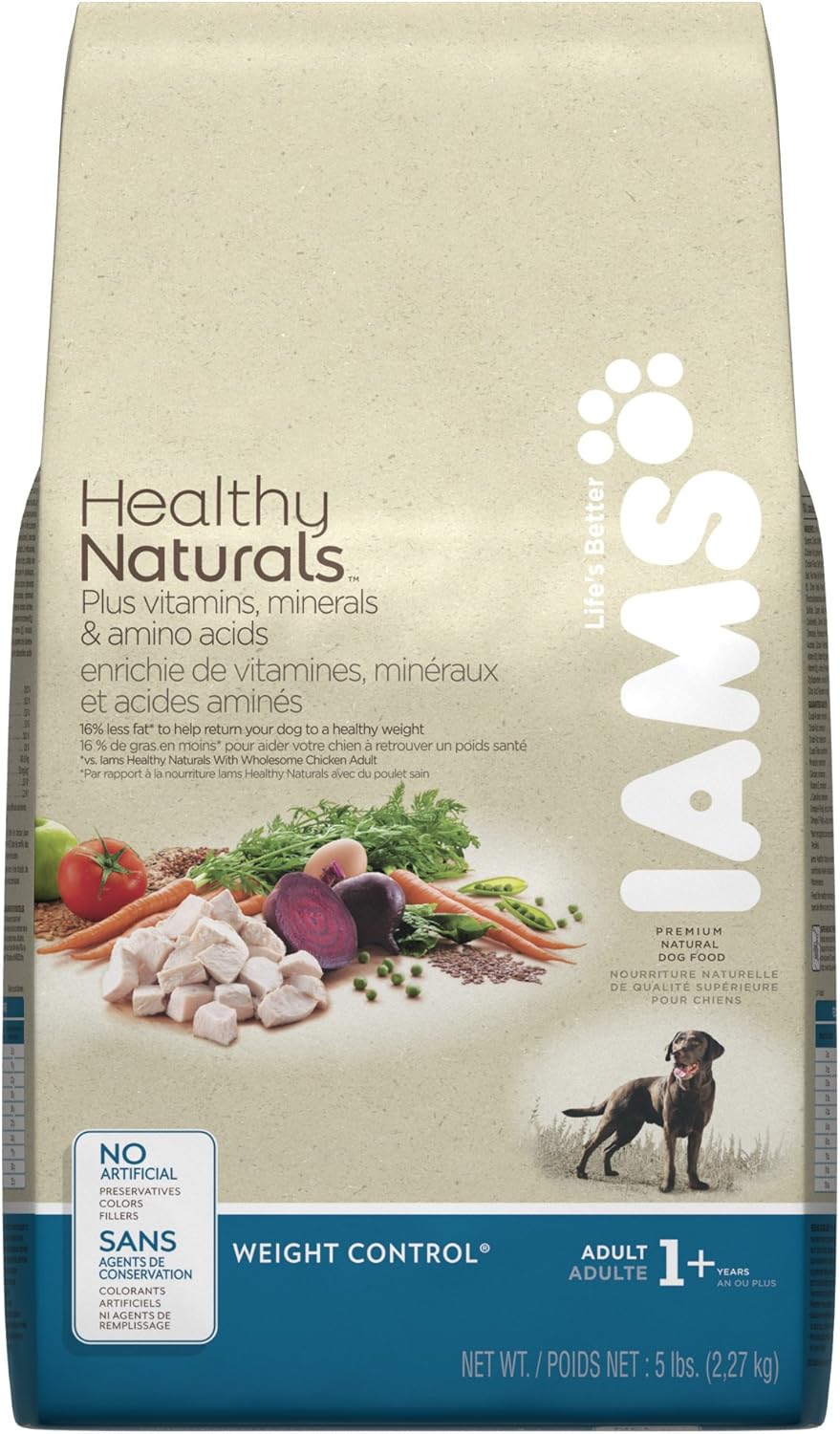 Iams Healthy Naturals Adult Weight Control Premium Natural