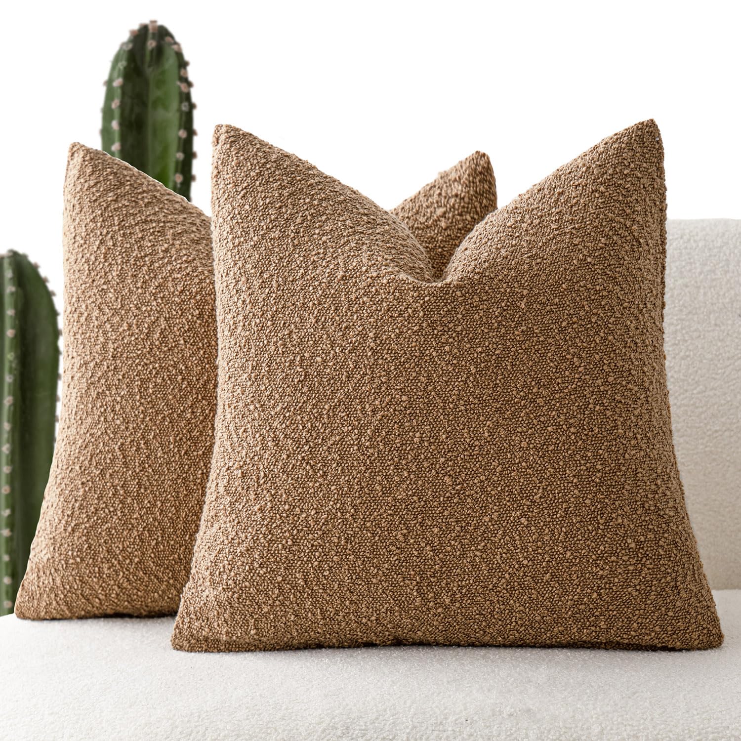 Textured Boucle Pillow Covers