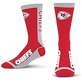 For Bare Feet NFL Unisex Nfl Mvp Crew Sock Medium