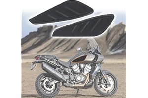 KAKABAS Rubber Fuel Tank Knee Pad Kit for Pan America 1250, 3D Decals Side Fuel Tank Protector Stickers Compatible with Harley Pan America 1250 ADV PANAMERICA 1250S Special 2021-2022