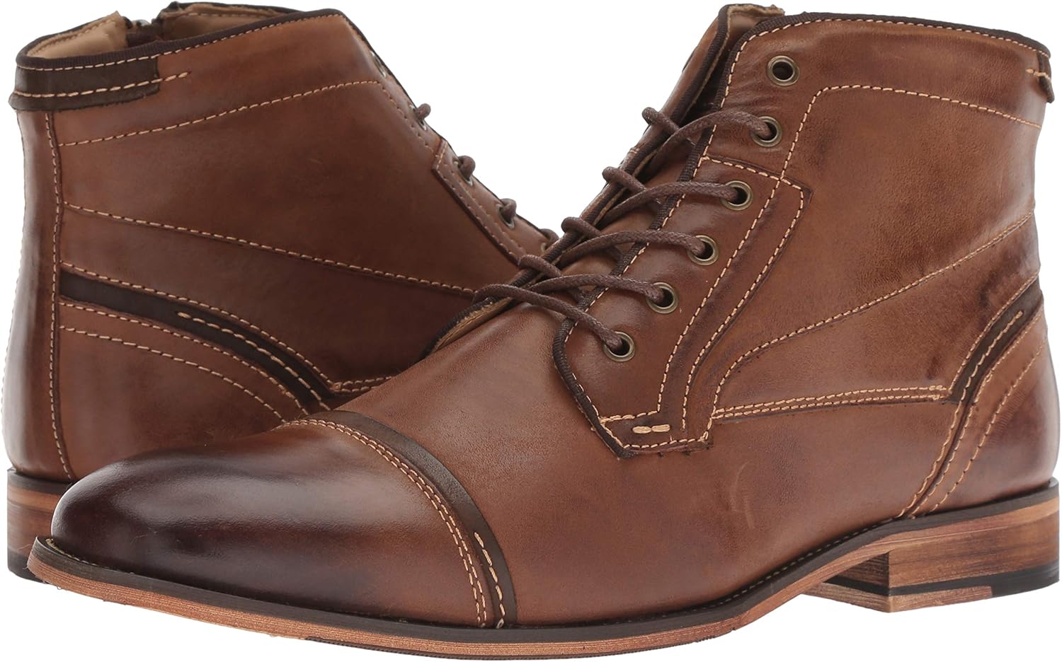 steve madden cap toe boot