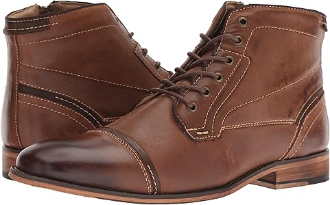 steve madden kleen cap toe leather boot