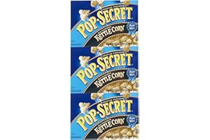 Pop Secret Kettle Corn Microwave Popcorn 3ct (3.2oz Bags), 9.6oz Box (Pack of 1) - Microwave Popcorn, Non-GMO Popcorn, Sweet Crunchy Kettle Corn