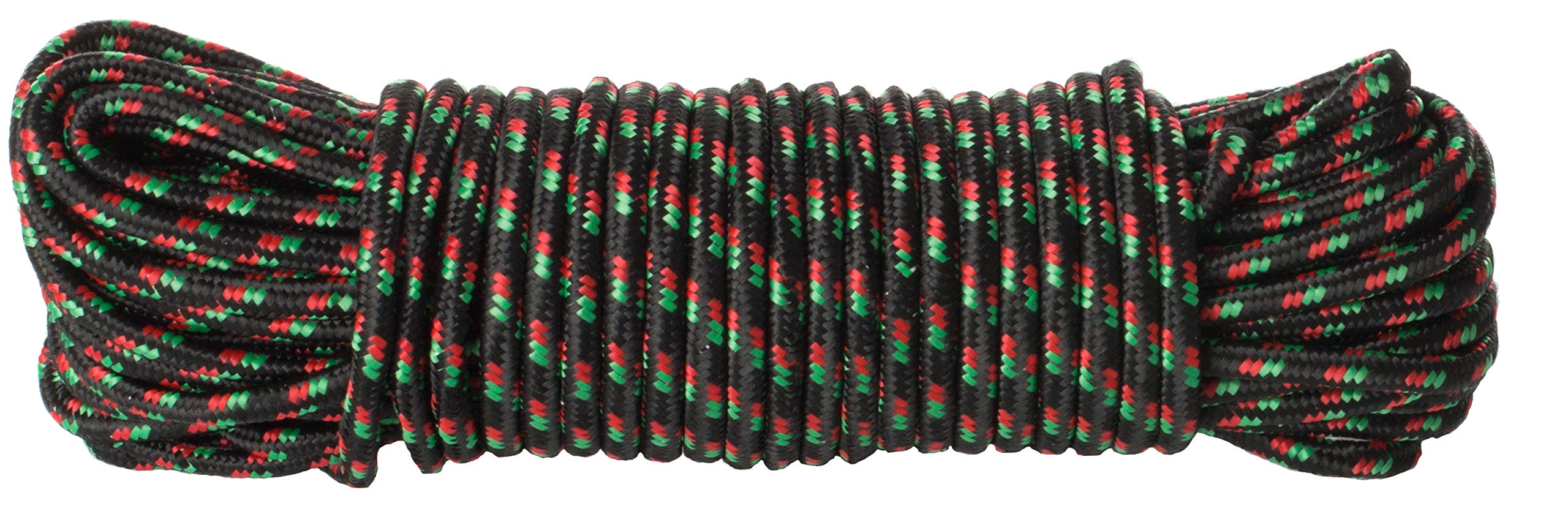 Brandsseller All-Purpose Rope 25 Metres Nylon / Oil Resistant / Abrasion Resistant / UV Resistant / Rope Black
