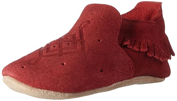 Bobux Baby Mädchen Mokassin Rot Wildleder Slipper