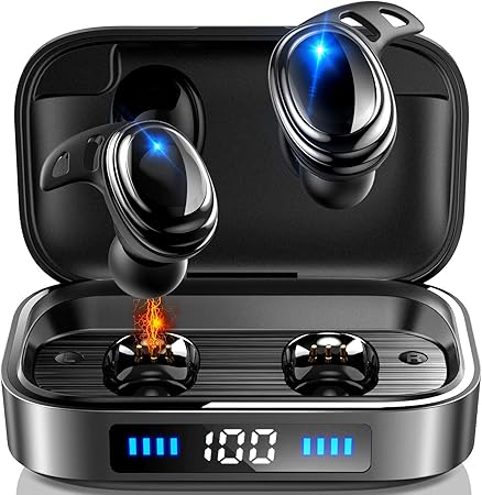 Amazon Co Jp 年 Bluetooth5 0 瞬時接続 Bluetooth イヤホン Ipx8完全防水 ワイヤレスイヤホン 3000mah充電ケース付き ブルートゥース イヤホン Ledディスプレイ電量表示 最大650時間待ち受け 8 0ノイズキャンセリング c対応 両耳 左右分離型 自動ペアリング