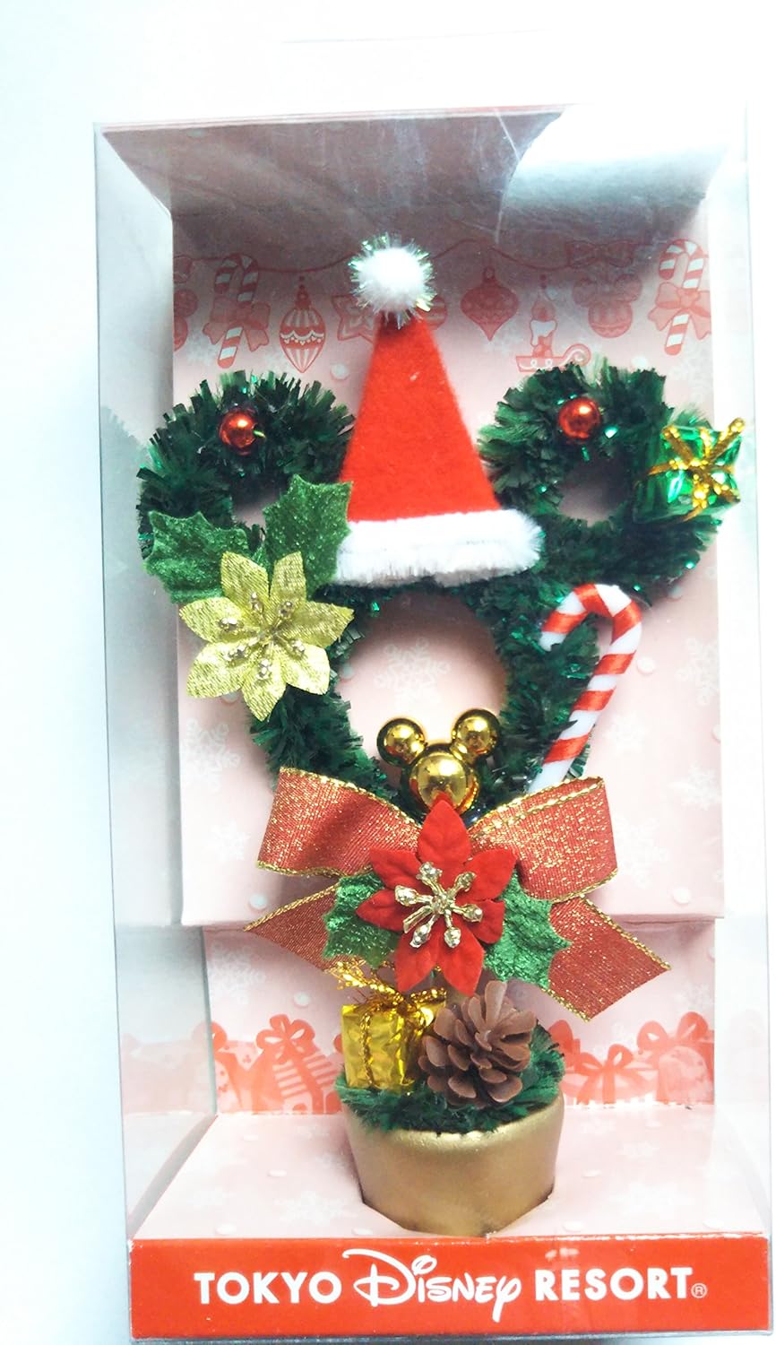 Amazon ディズニーリゾート限定 ミッキーマウス クリスマステーブルツリー 15年 17センチ クリスマスツリー おもちゃ