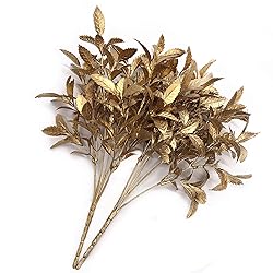 CATTREE Artificial Golden Plants for Christmas