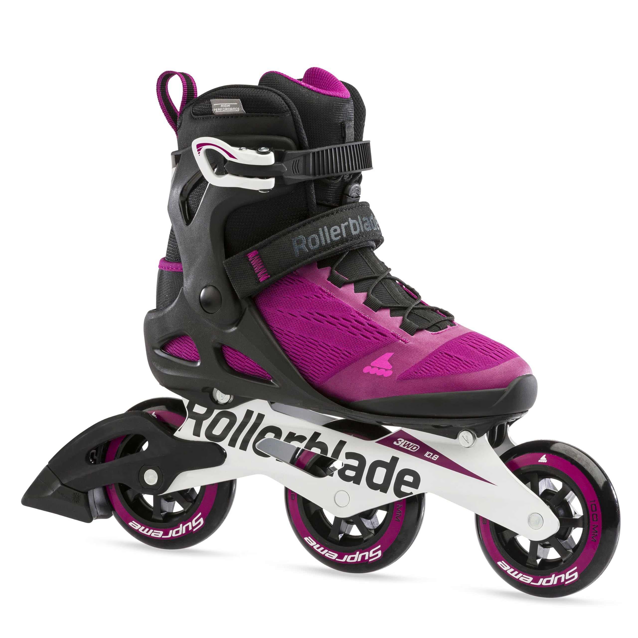 Rollerblade Macroblade 100 3WD W, Women's Inline Skates, Purple/Black, 36.5