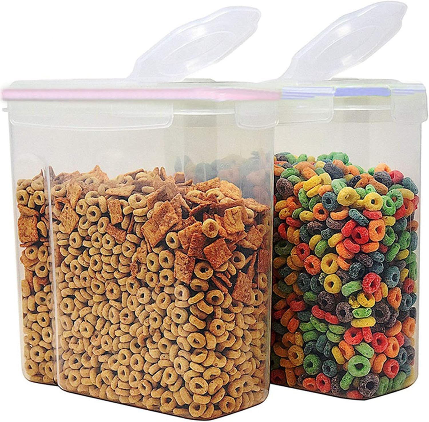 Cereal containers for Storage 2 x 4 Litre Dishwasher Safe
