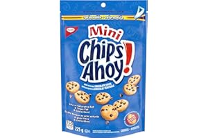 Chips Ahoy! Original Mini Cookies, Chocolate Chip, Holiday and School Snacks, 225 g