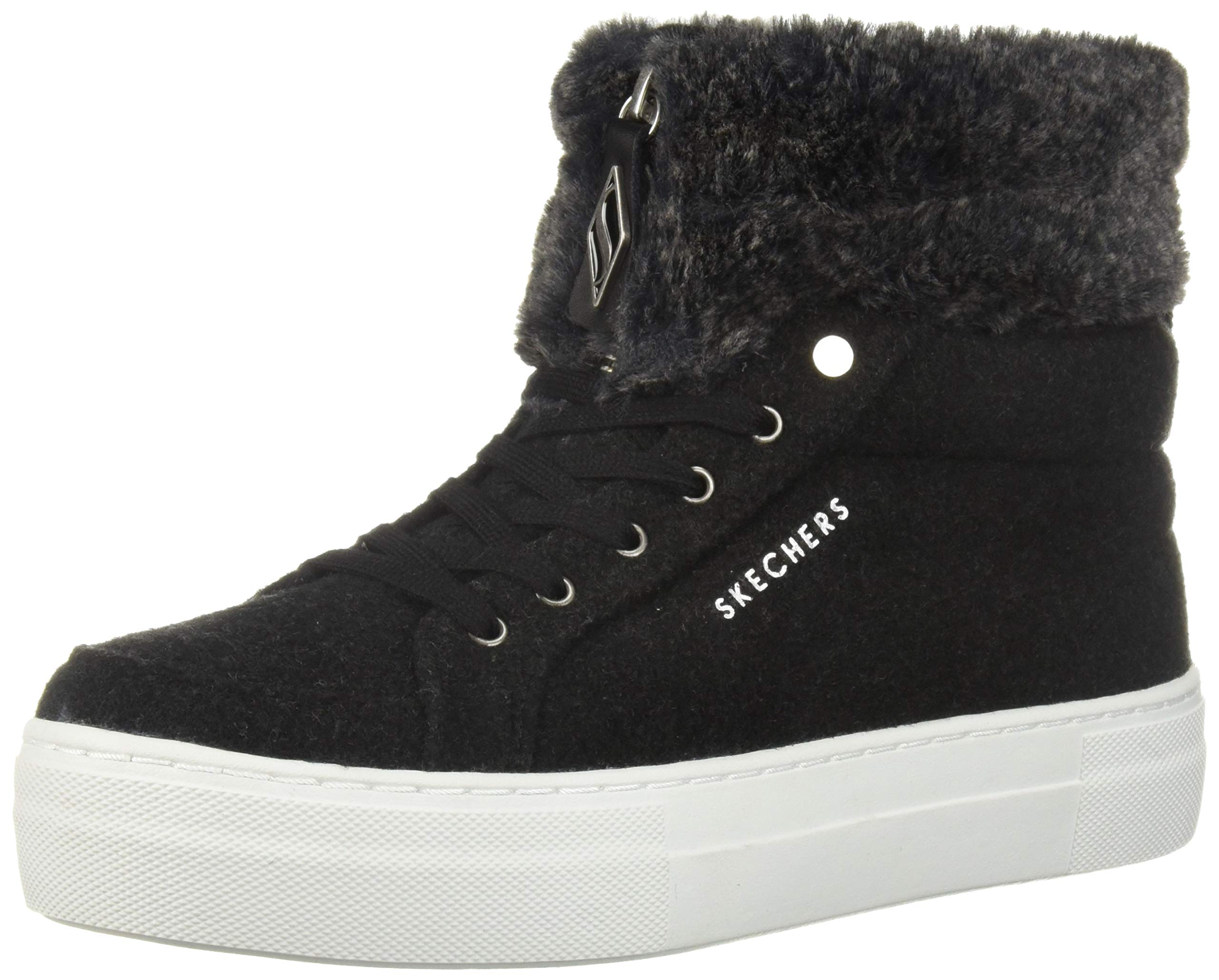 Skechers Women's Alba-Fuzzy Topers Sneaker