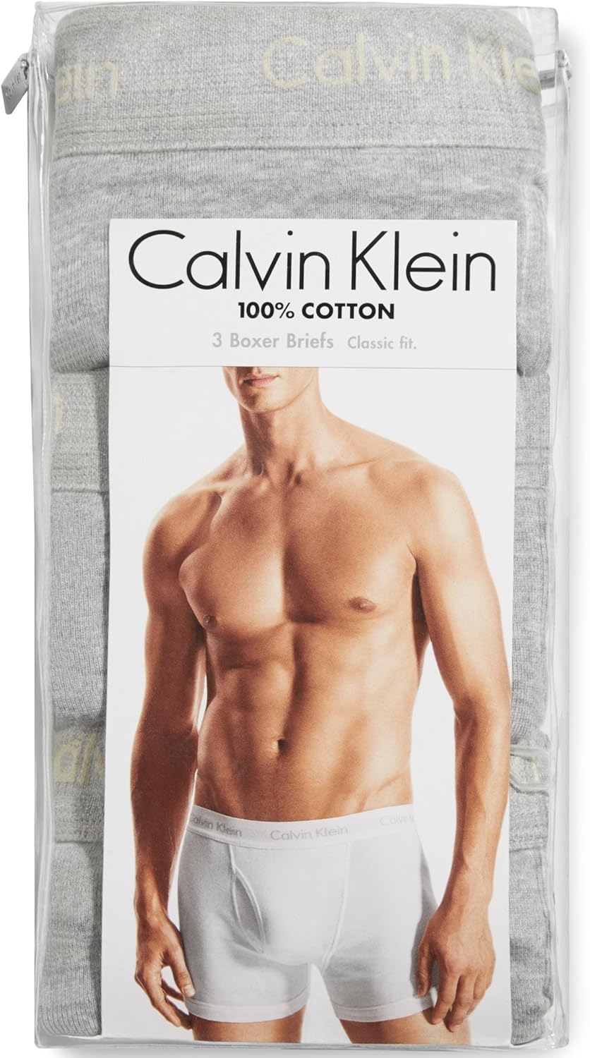 Calvin Klein Men's Cotton Classics Multipack Boxer Briefs at  Men’s Clothing store