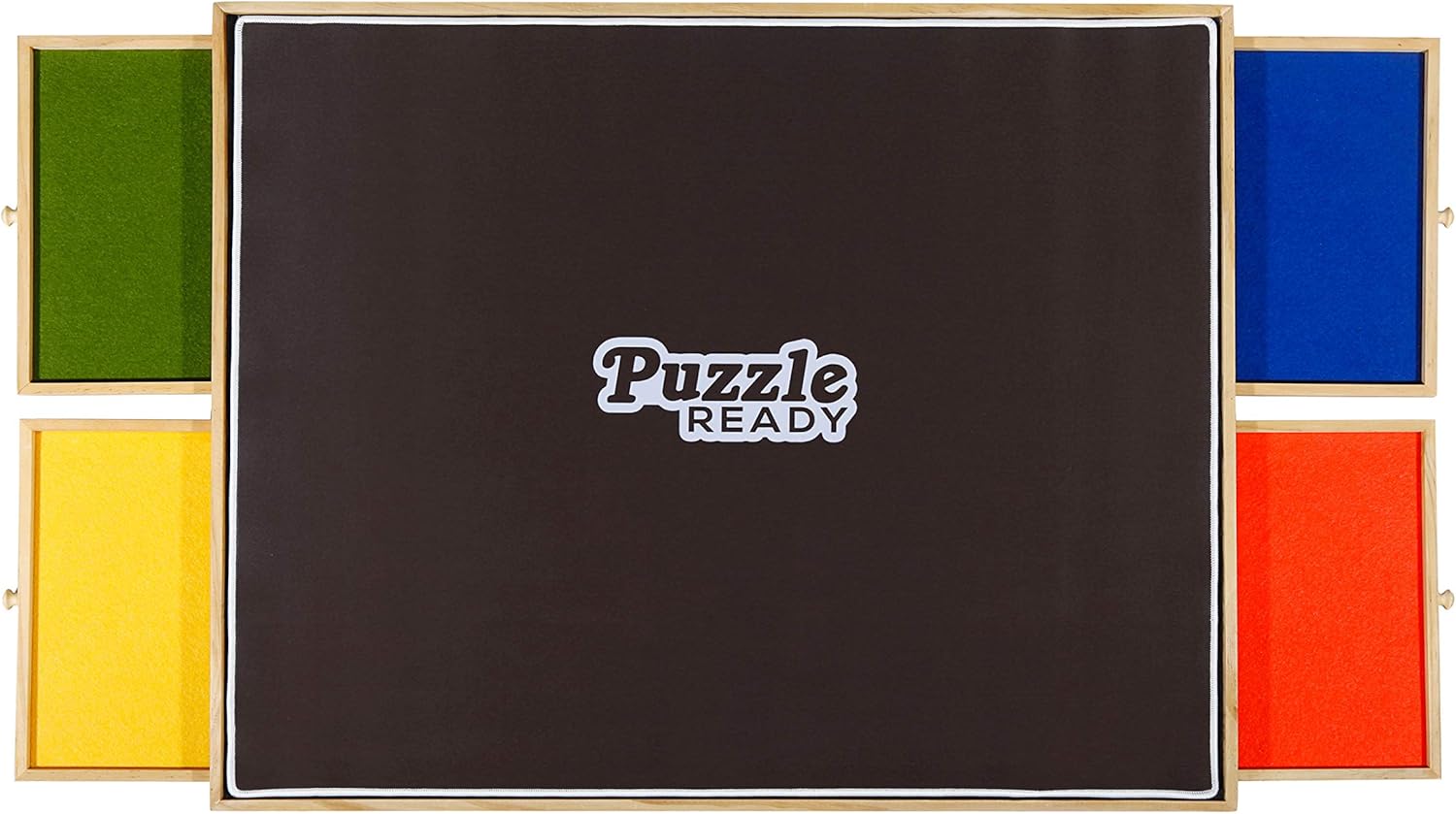 Portable Puzzle Board & Storage Table - Quality Jigsaw Puzzle Board, Fits 1000 Piece Puzzles. Lightweight, Easy to Store, 4 Color Sliding Drawers, Plus Puzzle Mat, Fun at Your Fingertips, Great Gift: Toys & Games