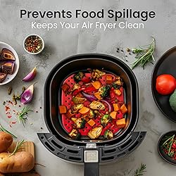 Reusable Air Fryer Liners 3 Pack for 3-5QT or