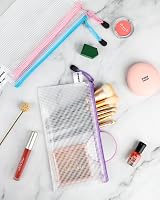 Smarpau A6 Mesh Document Bag 36Pcs Clear Pencil Case Zipper Bags 12 Colors view 3