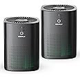 2 Pack CHIVALZ Air Purifiers for Bedroom with True HEPA Filter for Smoke, Dust, Pollen, Pet Dander, Small Air Purifiers for H