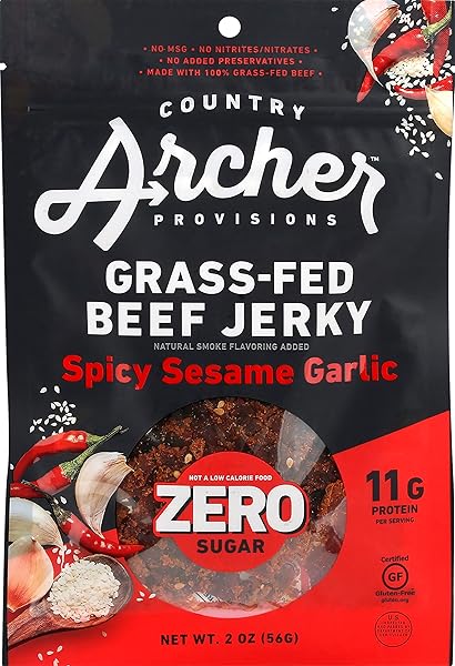JERKY BF SPCY SESAME GRLC