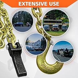 YATOINTO Grade 80 Trailer Safety Chain 36 Inch with