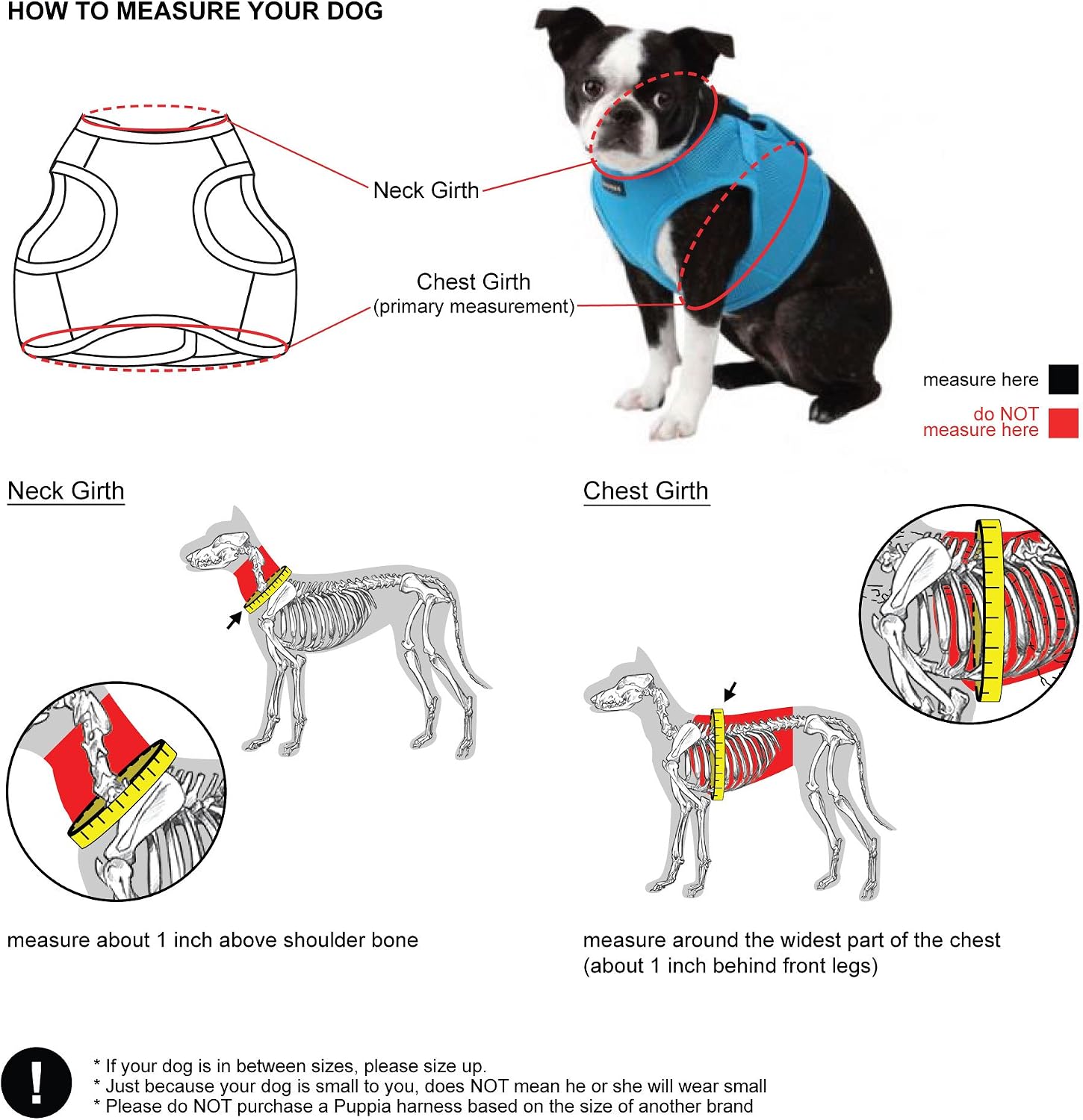 Puppia Soft Vest Harness B, X-Small, Grey, XS - Image 5