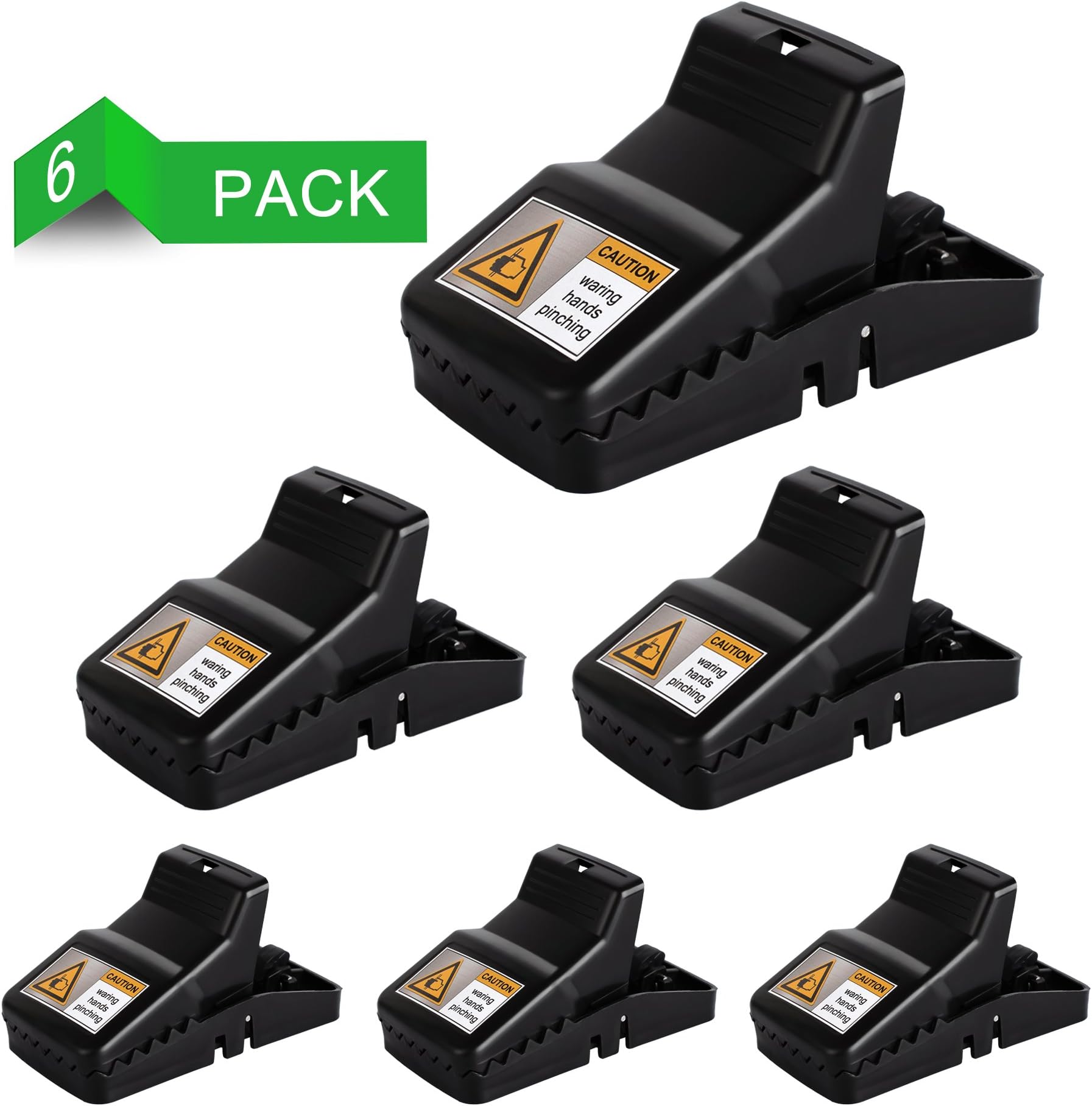 Mouse/Rats Trap, Ankace Rats/Mice Trap That Work Humane Power Rodent Killer 100% Mouse Catcher [Quick & Effective & Sanitary] Safe for Families and Pet - 6 Pack