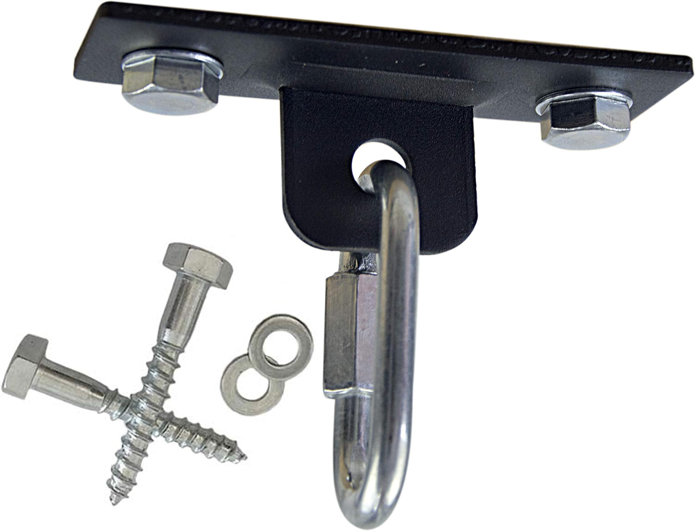 Qualward Heavy Bag Hanger, Punch Bag Wall Ceiling Mount Hook, Heavy Duty for Boxing & MMA Training, Black