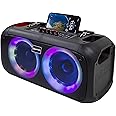 Dolphin Boombox Portable Bluetooth Speaker - Crisp Sound - Dual 6.5" Woofer, 1" Tweeter