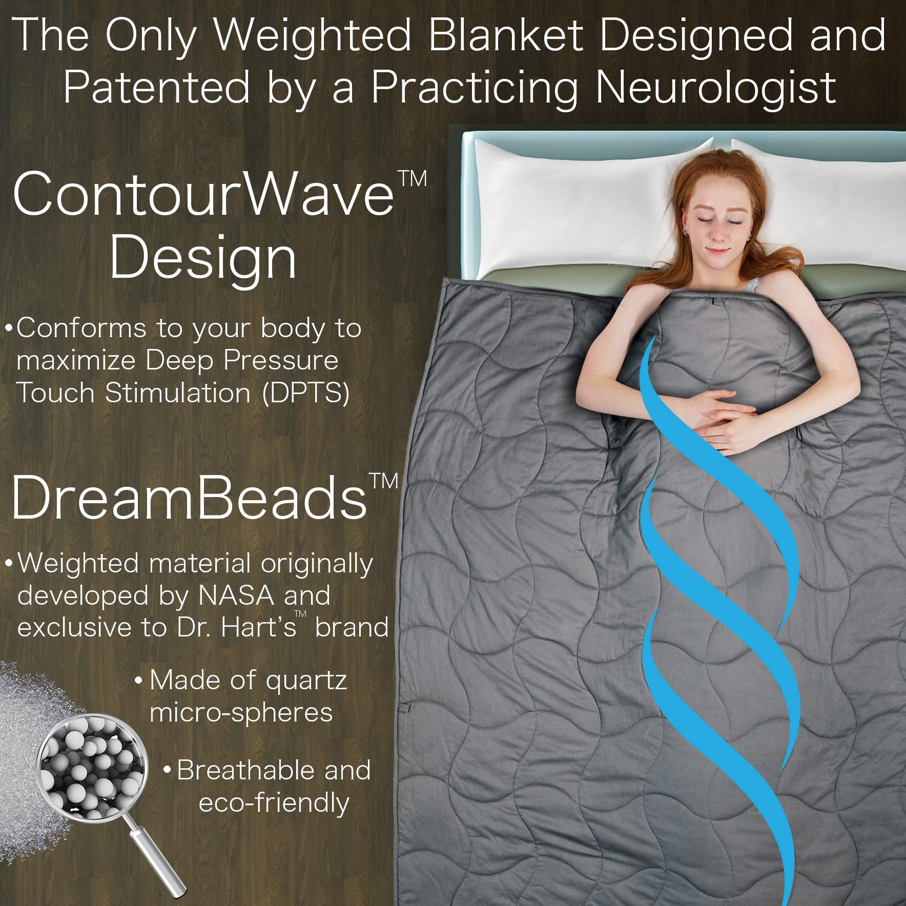 Dr. Hart's Weighted Gravity Blanket Deluxe Set (Patented Weighted